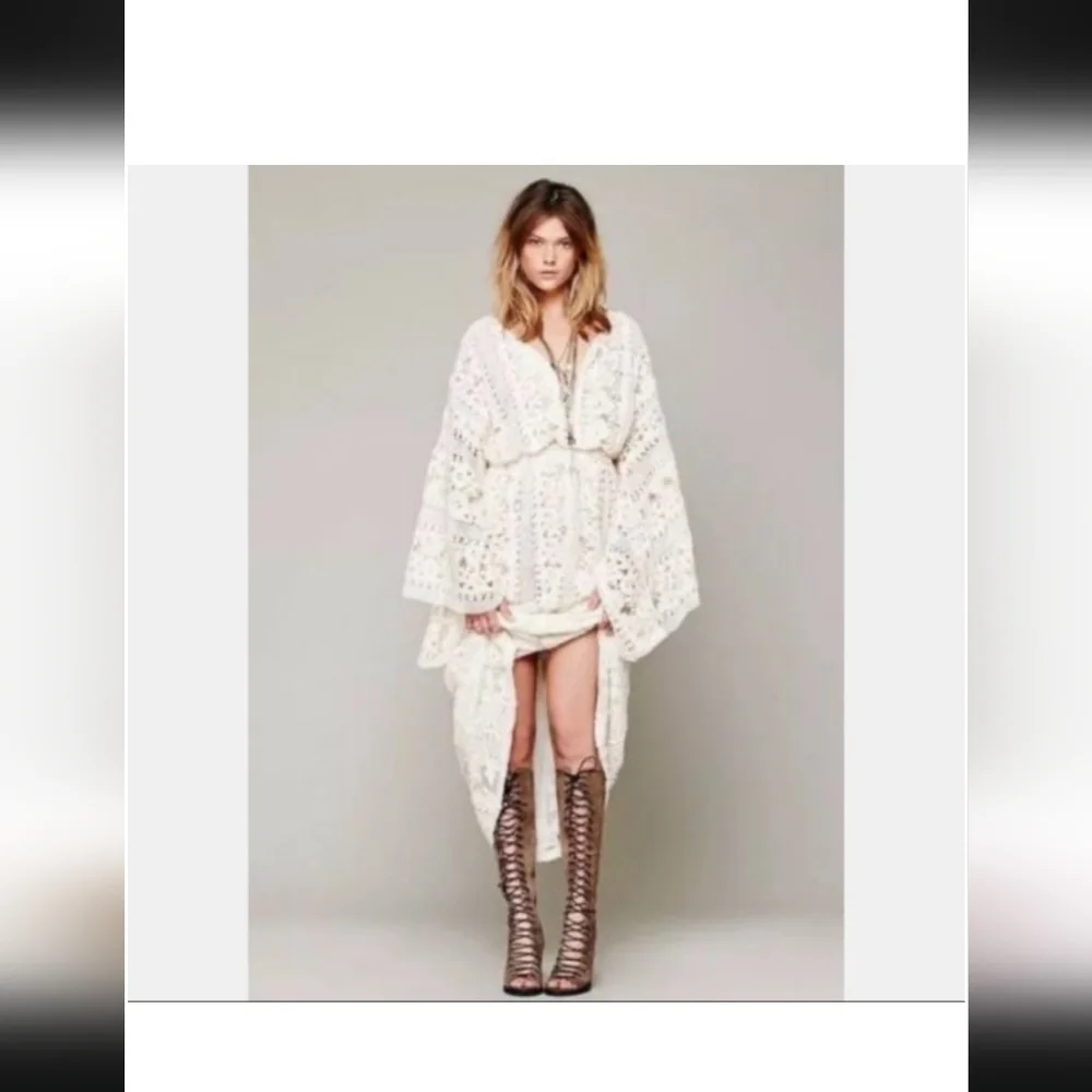 Free People x Jeffrey Campbell Perspective Tall Knee High Lace Up Boot 8.5